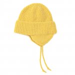 VICTIMCA4LA / EAR FLAP KNIT CAP / YELLOW