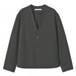 NO COLLAR JACKET / DEEP BLACK