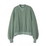 VINTAGE EFFECT SWEAT / GREEN