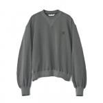 VINTAGE EFFECT SWEAT / BLACK