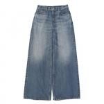 VICTIMHAGUN WIDE PIPE DENIM PANTS / BLUE