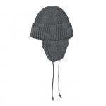 VICTIMCA4LA / EAR FLAP KNIT CAP / GREY
