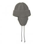 VICTIMCA4LA / EAR FLAP KNIT CAP / BROWN