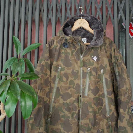 South2West8（サウスツーウエストエイト)|Zipped Coat-hunter camo