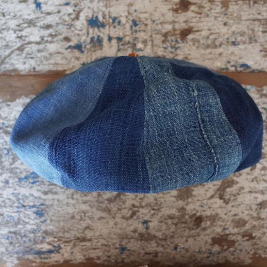 GAIJIN MADE(ガイジンメイド） |INDIGO ANTIQUE PATCH BERET - BEVERLY