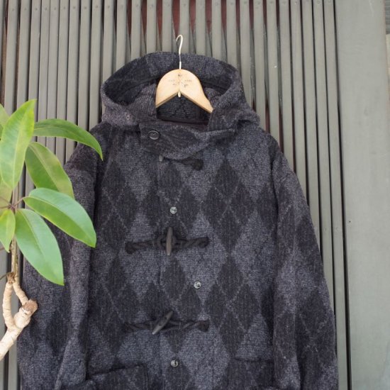 Engineered Garments(エンジニアードガーメンツ)|Duffle Coat-Argyle Wool Dobby - BEVERLY  HILLS CHICKEN