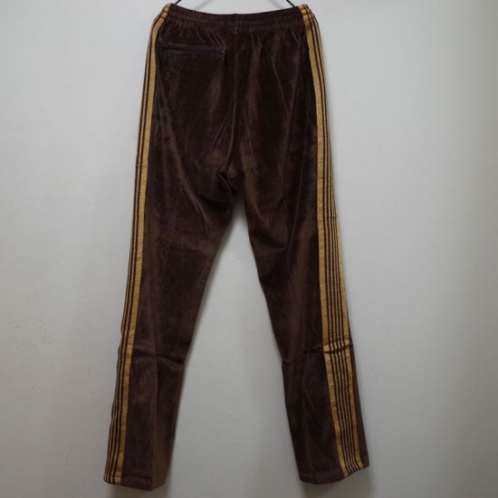 NEEDLES( ニードルズ）|Narrow Track Pant - C/Pe Velour-Brown