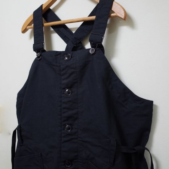 Engineered Garments(エンジニアードガーメンツ)|Overalls-Cotton Double Cloth-Black -  BEVERLY HILLS CHICKEN