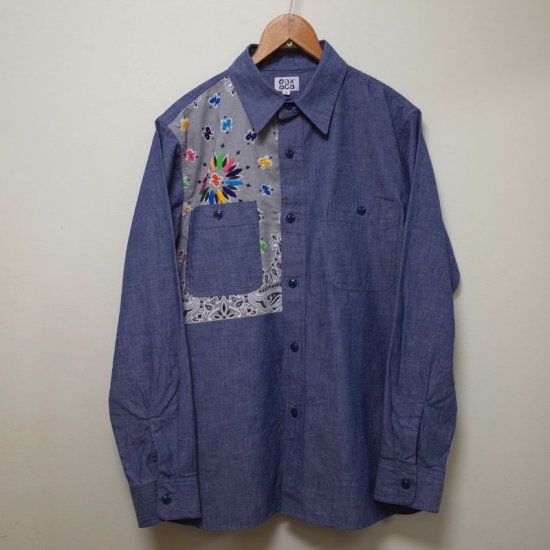 OAXACA(オアハカ) |CAMP SHIRTS BANDANA CHAMBRAY - BEVERLY HILLS CHICKEN