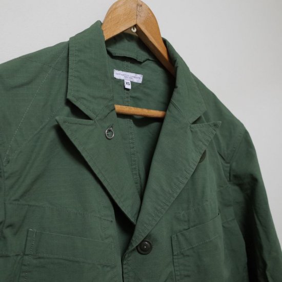 Engineered Garments (エンジニアードガーメンツ)|Bedford Jacket - Cotton Ripstop -Olive -  BEVERLY HILLS CHICKEN