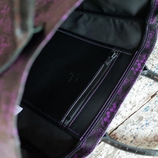 Needles/ニードルズ Lthr. Handle Big Tote - Papillon PVC