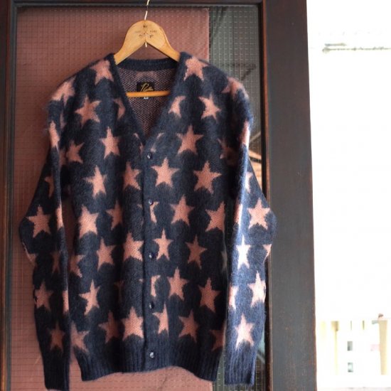 NEEDLES( ニードルズ）|Mohair Cardigan - Star - BEVERLY HILLS CHICKEN