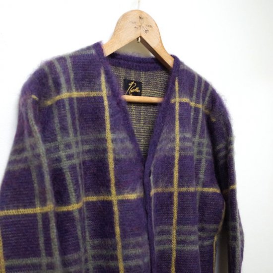 NEEDLES( ニードルズ）|Mohair Cardigan -Plaid - BEVERLY HILLS CHICKEN