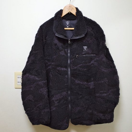 South2West8（サウスツーウエストエイト)|Piping Jacket-Boa Jq.-Black
