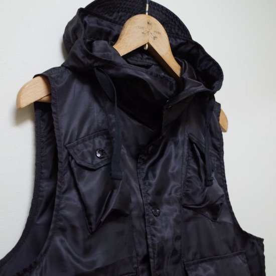 Engineered Garments (エンジニアードガーメンツ)|Field Vest-Pilot Twill-Black - BEVERLY  HILLS CHICKEN