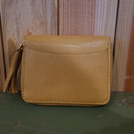 Damasquina(ダマスキーナ) |Damasquina ZIP MINI WALLET-MUSTARD