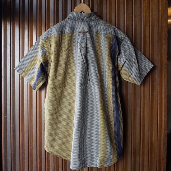 Engineered Garments (エンジニアードガーメンツ)|Popover BD Shirt-Cotton Zig Zag Dobby  Stripe - BEVERLY HILLS CHICKEN