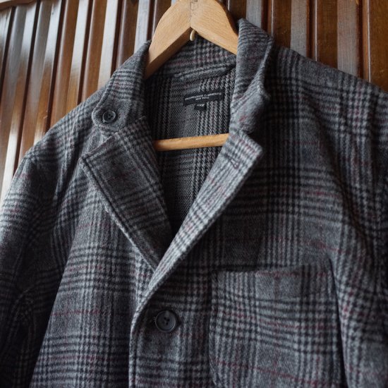 Engineered Garments (エンジニアードガーメンツ)|LOITER JACKET - POLY WOOL GLEN PLAID -  BEVERLY HILLS CHICKEN