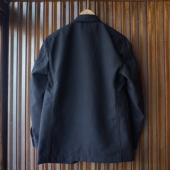 Engineered Garments (エンジニアードガーメンツ)|NB Jacket-Polyester Dry SergeーBlack -  BEVERLY HILLS CHICKEN