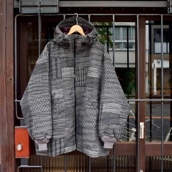 NEEDLES( ニードルズ）|HOODED DOWN SUR COAT-MULTI PATTEM JQ. - BEVERLY HILLS  CHICKEN