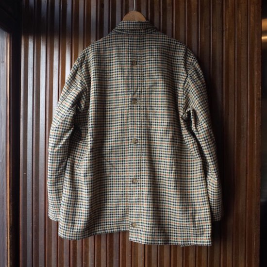 RANDT(アールアンドティー)|RT Jacket-TanWool Gunclub Houndstooth