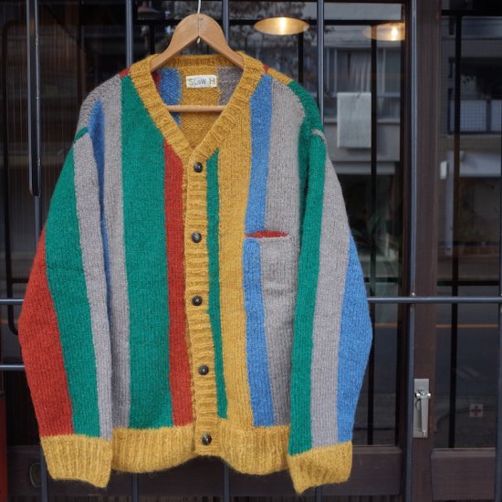 SLOWHANDS(スロウハンズ)｜Mohair Random Stripe Cardigan - BEVERLY ...