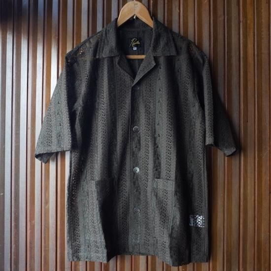 NEEDLES( ニードルズ）|Cabana Shirt-C/PE/R LACE CLOTH / STRIPE ...