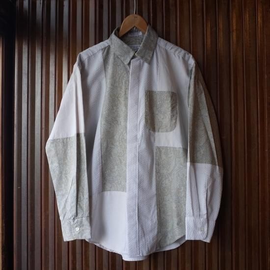 Engineered Garments (エンジニアードガーメンツ)|Combo Short Collar Shirt-Cotton Paisley  Print - BEVERLY HILLS CHICKEN