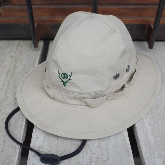 South2West8（サウスツーウエストエイト)|JUNGLE HAT - C/N GABARDINE-BEIGE - BEVERLY HILLS  CHICKEN