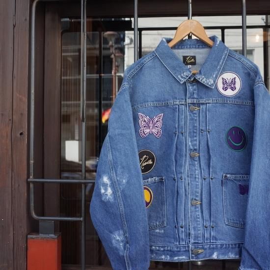 NEEDLES( ニードルズ）|ASSORTED PATCHES JEAN JACKET - 13OZ C/L