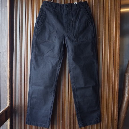 Engineered Garments (エンジニアードガーメンツ)|FATIGUE PANT - COTTON HERRINGBONE TWILL- BLACK - BEVERLY HILLS CHICKEN