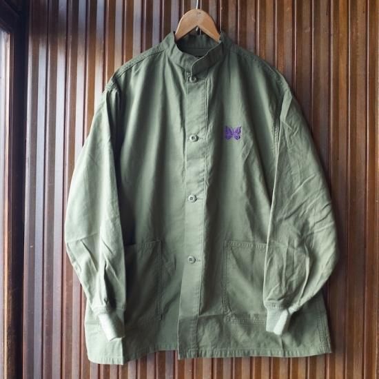 NEEDLES( ニードルズ）|S.C. Army Shirt - Back Sateen-OLIVE