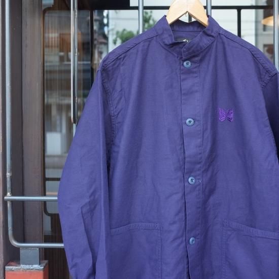 NEEDLES( ニードルズ）|S.C. Army Shirt - Back Sateen-NAVY
