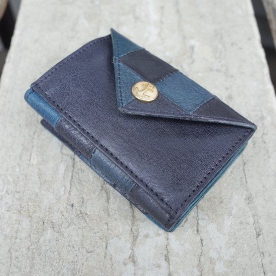 Damasquina(ダマスキーナ) |INDIGO LEATHER PATCHWORK CIRCLE ANCHOR