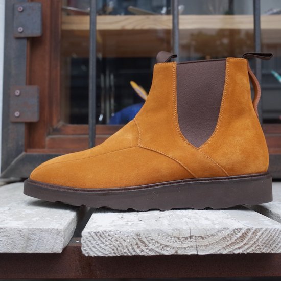 NEEDLES( ニードルズ）|Square Toe Chelsea Boot - Suede - BEVERLY 