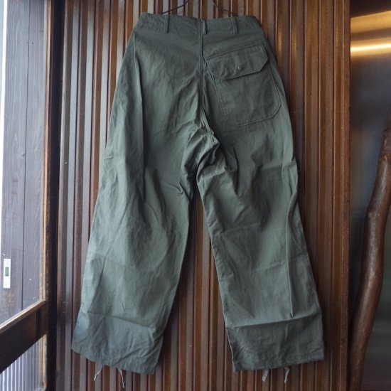 Engineered Garments (エンジニアードガーメンツ)|DUFFLE OVER PANT - HEAVYWEIGHT COTTON  RIPSTOP-OLIVE - BEVERLY HILLS CHICKEN