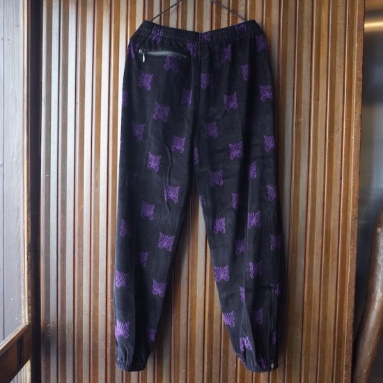 NEEDLES( ニードルズ）|Zipped Track Pant - C/PE Papillon Velour