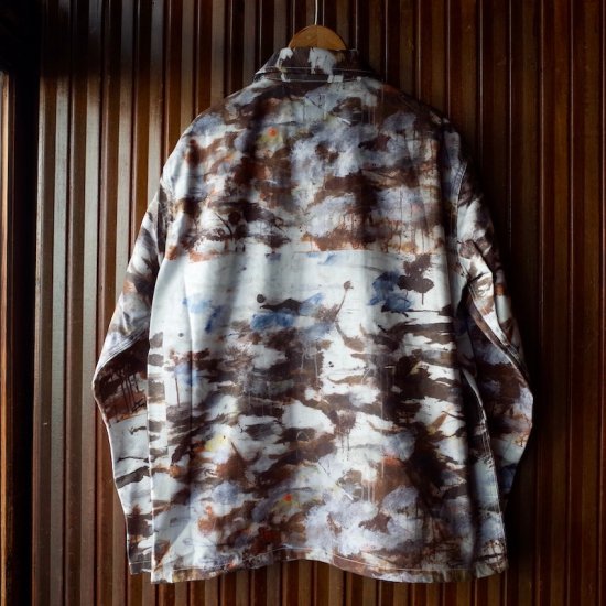 South2West8（サウスツーウエストエイト)|Hunting Shirt - Cotton Back Sateen / Painting Pt.  - BEVERLY HILLS CHICKEN
