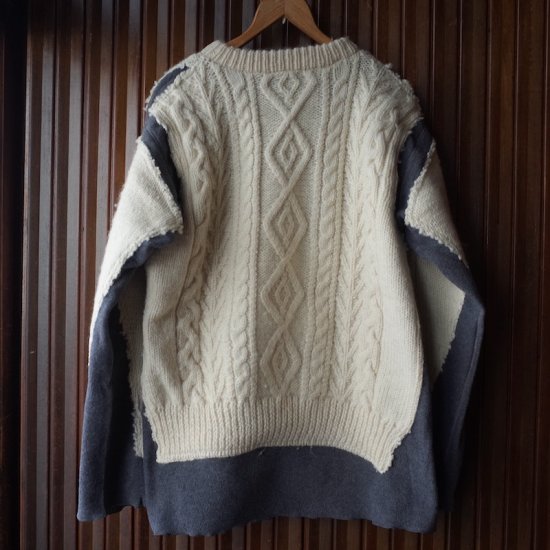 REBUILD BY NEEDLES (リビルド バイ ニードルス)|Fisherman Sweater-Covered Sweater-S -  BEVERLY HILLS CHICKEN