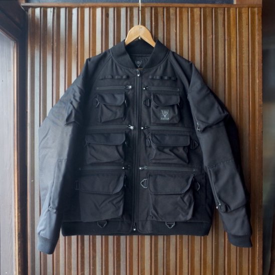 South2West8（サウスツーウエストエイト)|Multi-Pocket Zipped Down Jacket - Cordura Nylon -  BEVERLY HILLS CHICKEN