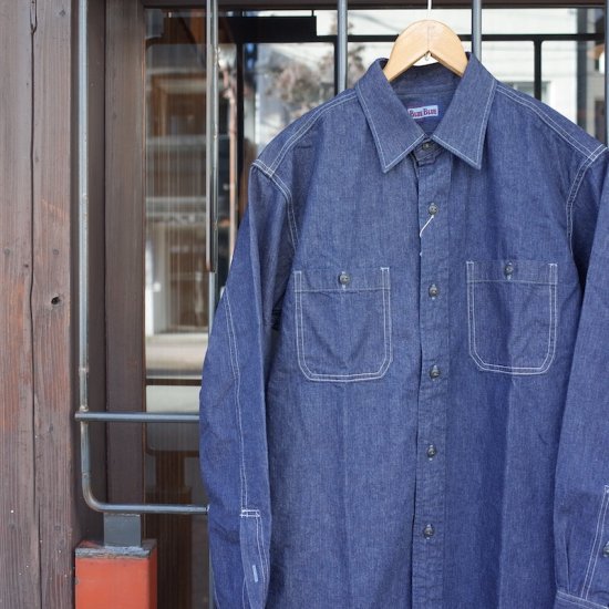 BLUE BLUE (ブルーブルー)|STL01 ジャガードシャツデニム 2ポケット 