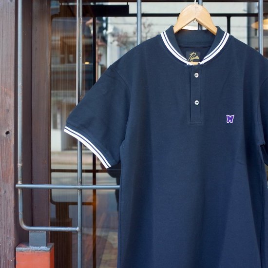 NEEDLES( ニードルズ）|Shawl Collar S/S Polo - Cotton Pique