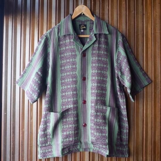 NEEDLES( ニードルズ）|Cabana Shirt - Papillon Stripe Dobby Jq