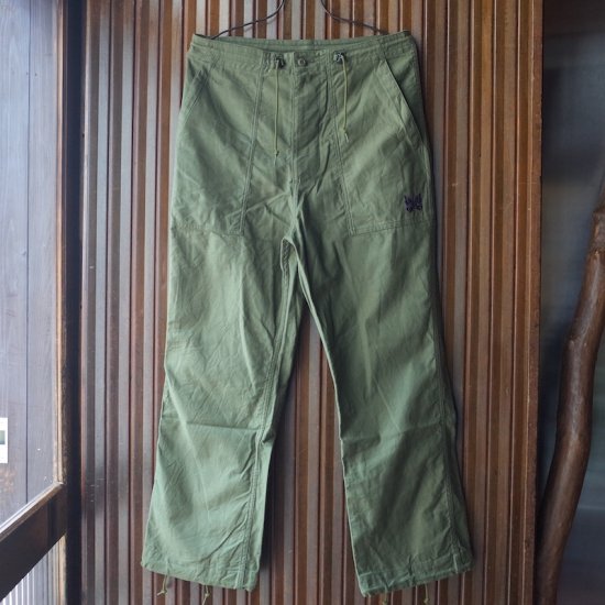 NEEDLES( ニードルズ）|String Fatigue Pant - Back Sateen-olive