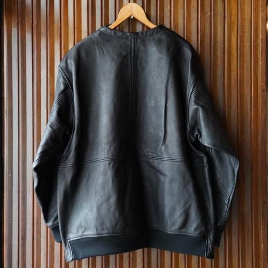 BRU NA BOINNE　 シープスキンプルオーバージャケット BEHATI BEHATI 2号 <black>【BRU NA BOINNE】レザー/プルオーバー | CL