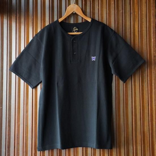 Henry Neck Tee - Cotton Pique – NEPENTHES ONLINE STORE