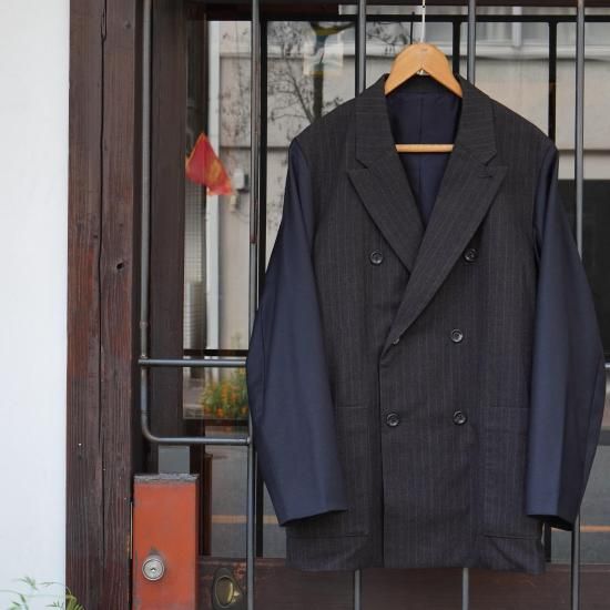 BRU NA BOINNE(ブルーナボイン) | アルドルダブルジャケットストライプ