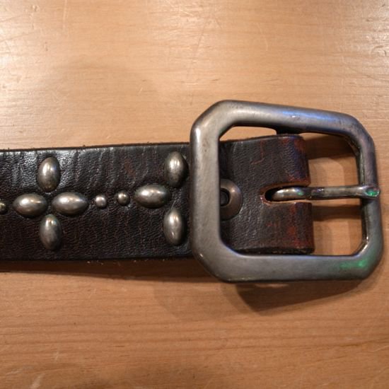 OLD STUD Vintage Leather Belt 36インチ 初期