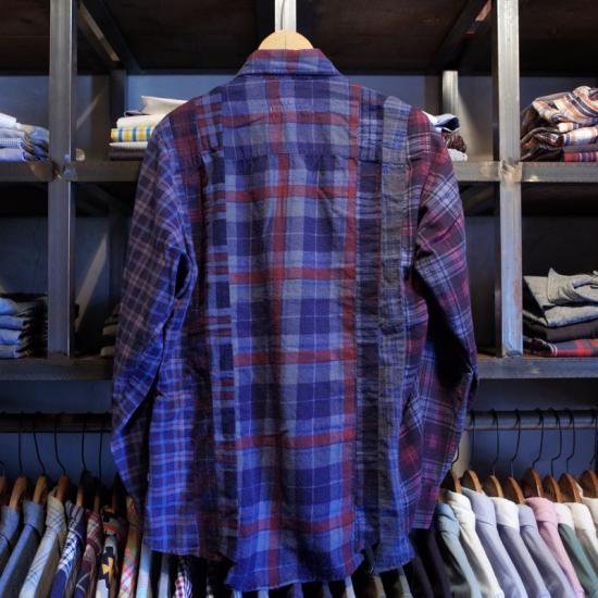 REBUILD BY NEEDLES (リビルド バイ ニードルス)|7CUTS FLANNEL SHIRT-XS② - BEVERLY HILLS  CHICKEN