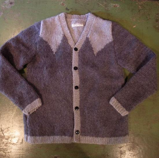 SLOWHANDS(スロウハンズ)｜Mohair Wrstarn Yoke Cardigan - BEVERLY